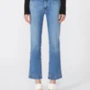 Perfect-fit low-rise mini flare trousers, ultramarine Perfect-fit low-rise mini flare trousers, ultramarine