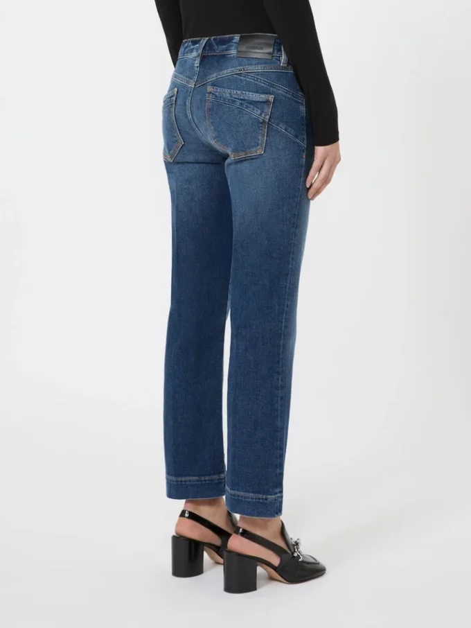 Perfect-fit low-rise mini flare trousers, ultramarine Perfect-fit low-rise mini flare trousers, ultramarine
