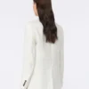 Pinstripe linen blazer, natural Pinstripe linen blazer, natural