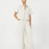 Pinstripe piqua jersey jacket, white Pinstripe piqua jersey jacket, white