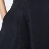 Pleated jacquard skirt, midnightblue