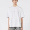 Printed cotton t-shirt, optical white