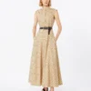 Printed poplin shirt dress, colonial