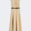 Printed poplin shirt dress, colonial