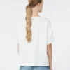 Printed silk and stretch cotton jersey t-shirt, multicolour