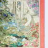 Printed silk foulard, antique rose