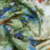 Printed silk foulard, antique rose