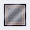 Printed silk foulard, mud