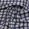 Printed silk foulard, mud