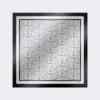 Printed silk foulard, optical white