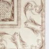 Printed silk pocket square, white