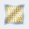 Printed silk scarf, light blue