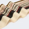 Printed silk scarf, turtledove