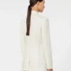 Pure linen blazer, beige