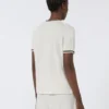 Pure linen yarn sweater, white
