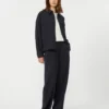 Pure woollen cloth trousers, navy