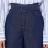 Raffia effect belt, ultramarine Raffia effect belt, ultramarine