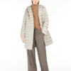 Reversible down jacket in water-repellent satin, light
