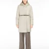 Reversible down jacket in water-repellent satin, light