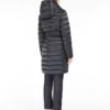 Reversible down jacket in water-repellent satin, midnightblue Reversible down jacket in water-repellent satin, midnightblue