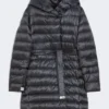 Reversible down jacket in water-repellent satin, midnightblue Reversible down jacket in water-repellent satin, midnightblue
