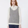 Ribbed cotton yarn jumper, navy Ribbed cotton yarn jumper, navy