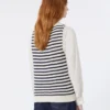 Ribbed cotton yarn jumper, navy Ribbed cotton yarn jumper, navy