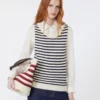 Ribbed cotton yarn jumper, navy Ribbed cotton yarn jumper, navy