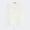 Ruffled silk blouse, silk