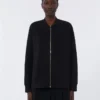 Scuba jersey jacket, black