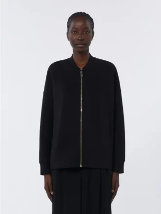 Scuba jersey jacket, black