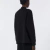 Scuba jersey jacket, black