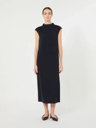 Scuba jersey sheath dress, ultramarine