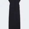 Scuba jersey sheath dress, ultramarine