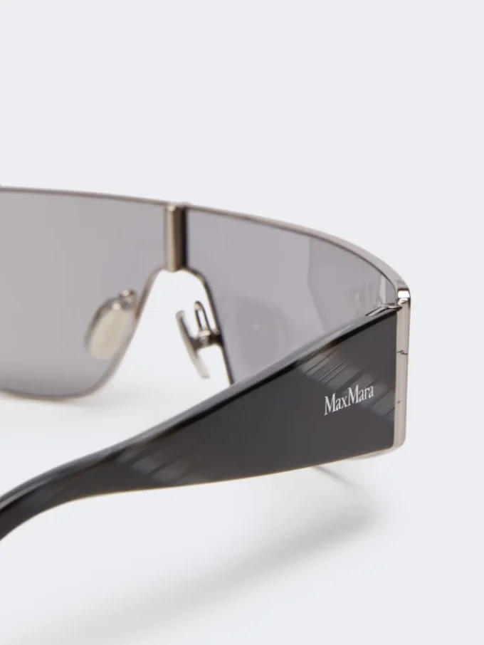 Shield sunglasses, black