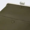 Shiny nappa leather envelope pasticcino bag, dark green Shiny nappa leather envelope pasticcino bag, dark green