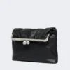 Shiny nappa leather envelope pasticcino bag, ultramarine Shiny nappa leather envelope pasticcino bag, ultramarine