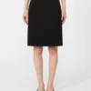 Short cady skirt, black Short cady skirt, black