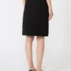 Short cady skirt, black Short cady skirt, black