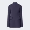 Short, contoured gabardine dress , midnightblue