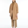 Short double-faced wool coat, camel Short double-faced wool coat, camel