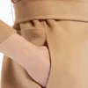 Short double-faced wool coat, camel Short double-faced wool coat, camel