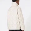 Short water-repellent canvas down jacket, sand Short water-repellent canvas down jacket, sand
