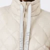 Short water-repellent canvas down jacket, sand Short water-repellent canvas down jacket, sand