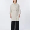 Short wool coat, ivory Short wool coat, ivory