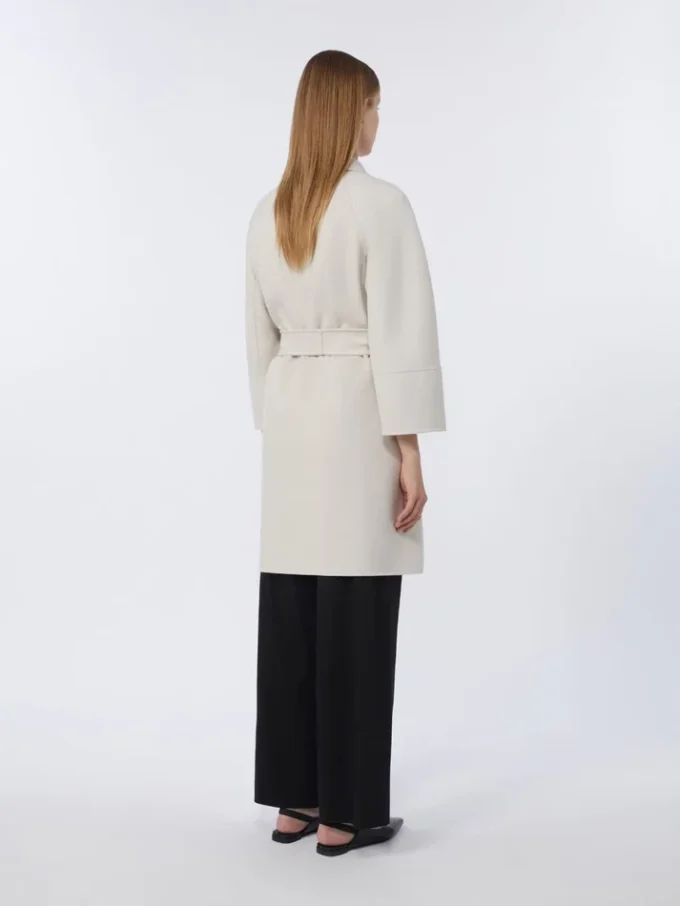 Short wool coat, ivory Short wool coat, ivory
