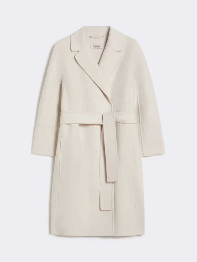 Short wool coat, ivory Short wool coat, ivory