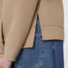 Short wool jacket, beige