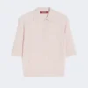 Silk and wool yarn jumper, pink