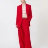 Silk and wool yarn jumper, white
